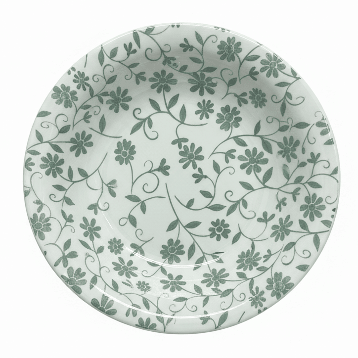 Luhpar Floral Classic Ceramic Soup Bowl – 21 cm / 445 ml (White with Green Floral Design) - Al Kabayel Discount CentreLuhpar Floral Classic Ceramic Soup Bowl – 21 cm / 445 ml (White with Green Floral Design)BowlsLUHPARAl Kabayel Discount Centre
