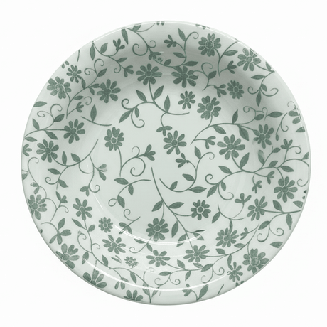 Luhpar Floral Classic Ceramic Soup Bowl – 21 cm / 445 ml (White with Green Floral Design) - Al Kabayel Discount CentreLuhpar Floral Classic Ceramic Soup Bowl – 21 cm / 445 ml (White with Green Floral Design)BowlsLUHPARAl Kabayel Discount Centre