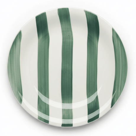 Luhpar Green Stripe Ceramic Side Plate – 19.2 cm (White with Green Stripe) - Al Kabayel Discount CentreLuhpar Green Stripe Ceramic Side Plate – 19.2 cm (White with Green Stripe)PlatesLUHPARAl Kabayel Discount Centre