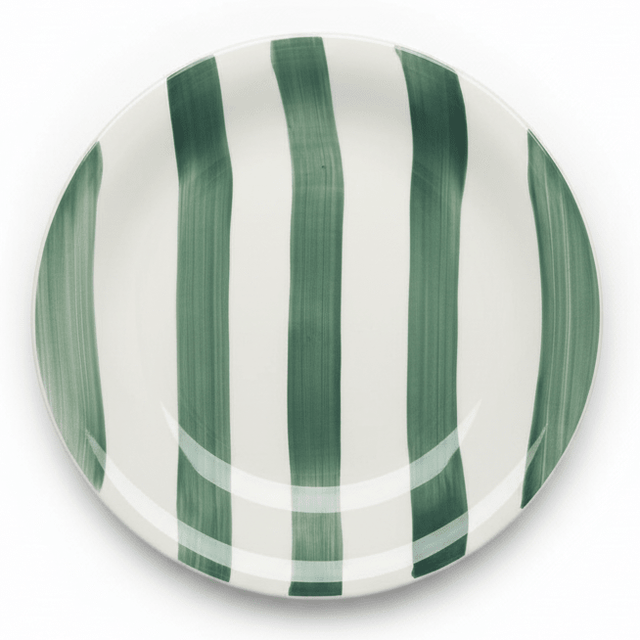 Luhpar Green Stripe Ceramic Side Plate – 19.2 cm (White with Green Stripe) - Al Kabayel Discount CentreLuhpar Green Stripe Ceramic Side Plate – 19.2 cm (White with Green Stripe)PlatesLUHPARAl Kabayel Discount Centre