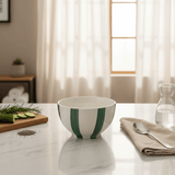 Luhpar Green Stripe Ceramic Soup Plate – 680 ml (White with Green Stripe) - Al Kabayel Discount CentreLuhpar Green Stripe Ceramic Soup Plate – 680 ml (White with Green Stripe)PlatesLUHPARAl Kabayel Discount Centre