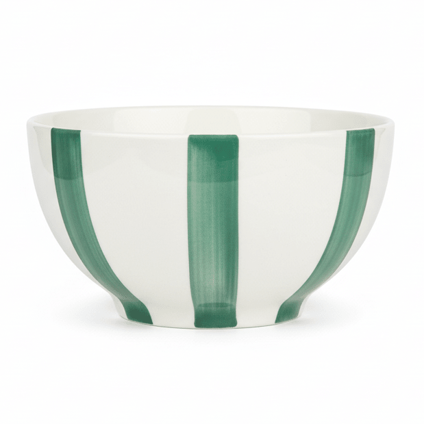 Luhpar Green Stripe Ceramic Soup Plate – 680 ml (White with Green Stripe) - Al Kabayel Discount CentreLuhpar Green Stripe Ceramic Soup Plate – 680 ml (White with Green Stripe)PlatesLUHPARAl Kabayel Discount Centre