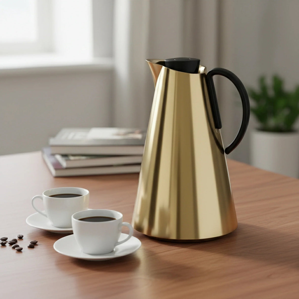 Luhpar HS - 2505 Vacuum Flask 2 - Piece Set (1.0 L + 1.0 L) – White with Black HandleHS - 2503 Vacuum Flask 2 - Piece Set (1.0 L + 1.0 L) – Matt Gold with Black Handle - Al Kabayel Discount CentreLuhpar HS - 2505 Vacuum Flask 2 - Piece Set (1.0 L + 1.0 L) – White with Black HandleHS - 2503 Vacuum Flask 2 - Piece Set (1.0 L + 1.0 L) – Matt Gold with Black HandleThermosLUHPARAl Kabayel Discount Centre