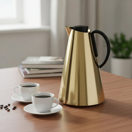 Luhpar HS - 2505 Vacuum Flask 2 - Piece Set (1.0 L + 1.0 L) – White with Black HandleHS - 2503 Vacuum Flask 2 - Piece Set (1.0 L + 1.0 L) – Matt Gold with Black Handle - Al Kabayel Discount CentreLuhpar HS - 2505 Vacuum Flask 2 - Piece Set (1.0 L + 1.0 L) – White with Black HandleHS - 2503 Vacuum Flask 2 - Piece Set (1.0 L + 1.0 L) – Matt Gold with Black HandleThermosLUHPARAl Kabayel Discount Centre