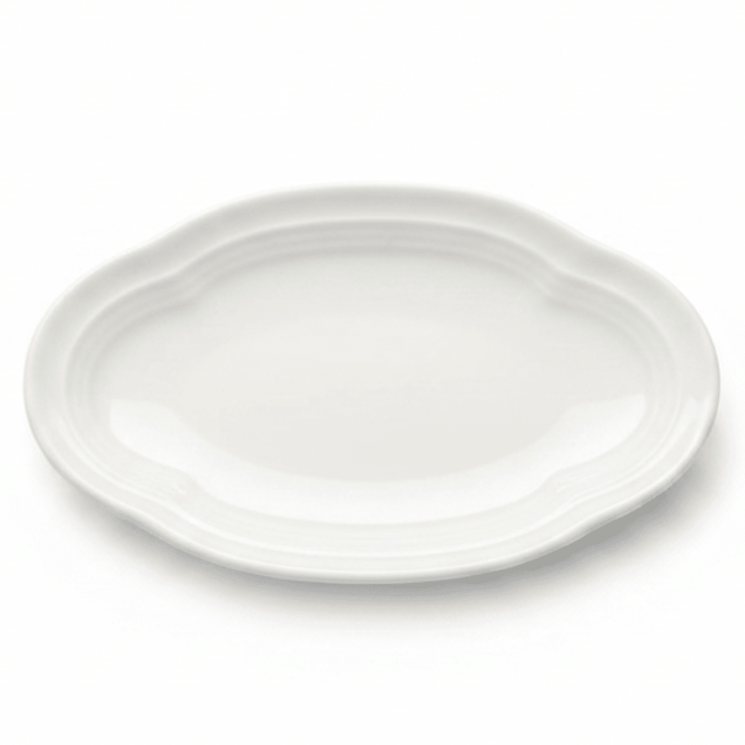 Luhpar Luxury White Ceramic Serving & Snack Dish 14x9cm for Elegant Dining - Al Kabayel Discount CentreLuhpar Luxury White Ceramic Serving & Snack Dish 14x9cm for Elegant DiningServing TraysLUHPARAl Kabayel Discount Centre
