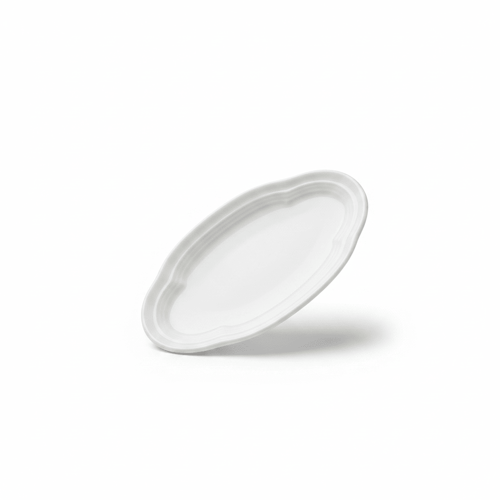 Luhpar Luxury White Ceramic Serving & Snack Dish 14x9cm for Elegant Dining - Al Kabayel Discount CentreLuhpar Luxury White Ceramic Serving & Snack Dish 14x9cm for Elegant DiningServing TraysLUHPARAl Kabayel Discount Centre