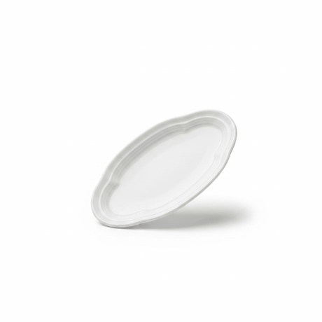 Luhpar Luxury White Ceramic Serving & Snack Dish 14x9cm for Elegant Dining - Al Kabayel Discount CentreLuhpar Luxury White Ceramic Serving & Snack Dish 14x9cm for Elegant DiningServing TraysLUHPARAl Kabayel Discount Centre