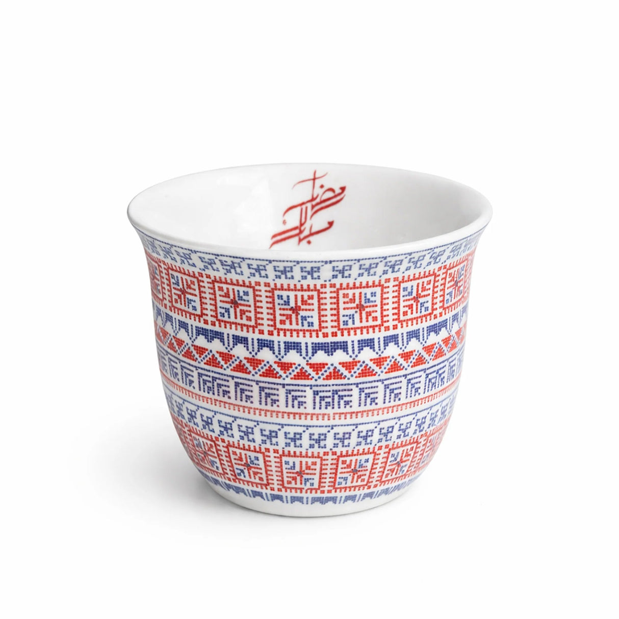 Luhpar M18042/CBA12/D25110 Ceramic Cawa Cup Set – 12 - Piece – Red & Blue Arabic Pattern - Al Kabayel Discount CentreLuhpar M18042/CBA12/D25110 Ceramic Cawa Cup Set – 12 - Piece – Red & Blue Arabic PatternTea SetsLUHPARAl Kabayel Discount Centre