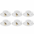 Luhpar M19263 / ZBA6 / D25059 Ceramic Tea Cup & Saucer Set – 12 - Piece – 200 ml – Bird Design - Al Kabayel Discount CentreLuhpar M19263 / ZBA6 / D25059 Ceramic Tea Cup & Saucer Set – 12 - Piece – 200 ml – Bird DesignTea SetsLUHPARAl Kabayel Discount Centre