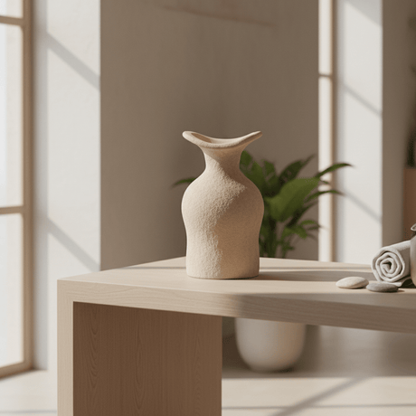 Luhpar Modern Ceramic Bottle Decorative Vase – Beige Elegant Finish Contemporary Home Décor, 16 × 10 cm - Al Kabayel Discount CentreLuhpar Modern Ceramic Bottle Decorative Vase – Beige Elegant Finish Contemporary Home Décor, 16 × 10 cmFlower/Plant PotsLUHPARAl Kabayel Discount Centre