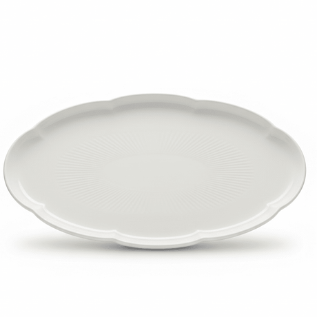 Luhpar Modern White Ceramic Oval Serving Platter – Stylish Porcelain Plate for Appetizers, Side Dishes, Sushi & Desserts – 16.5 × 9.25 cm - Al Kabayel Discount CentreLuhpar Modern White Ceramic Oval Serving Platter – Stylish Porcelain Plate for Appetizers, Side Dishes, Sushi & Desserts – 16.5 × 9.25 cmServing TraysLUHPARAl Kabayel Discount Centre