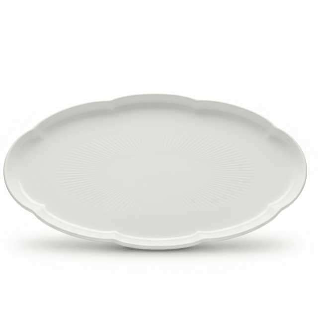 Luhpar Modern White Ceramic Oval Serving Platter – Stylish Porcelain Plate for Appetizers, Side Dishes, Sushi & Desserts – 16.5 × 9.25 cm - Al Kabayel Discount CentreLuhpar Modern White Ceramic Oval Serving Platter – Stylish Porcelain Plate for Appetizers, Side Dishes, Sushi & Desserts – 16.5 × 9.25 cmServing TraysLUHPARAl Kabayel Discount Centre