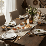 Luhpar Modern White Rectangular Porcelain Serving Dish – Stylish Long Plate for Sushi, Appetizers, Desserts & Side Dishes – 38 × 10.5 cm - Al Kabayel Discount CentreLuhpar Modern White Rectangular Porcelain Serving Dish – Stylish Long Plate for Sushi, Appetizers, Desserts & Side Dishes – 38 × 10.5 cmServing TraysLUHPARAl Kabayel Discount Centre