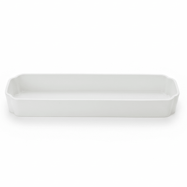Luhpar Modern White Rectangular Porcelain Serving Dish – Stylish Long Plate for Sushi, Appetizers, Desserts & Side Dishes – 38 × 10.5 cm - Al Kabayel Discount CentreLuhpar Modern White Rectangular Porcelain Serving Dish – Stylish Long Plate for Sushi, Appetizers, Desserts & Side Dishes – 38 × 10.5 cmServing TraysLUHPARAl Kabayel Discount Centre