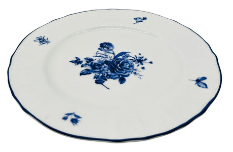 Luhpar Porcelain Dessert Plate 6.5", Blue Floral Design with Blue Rim - Al Kabayel Discount CentreLuhpar Porcelain Dessert Plate 6.5", Blue Floral Design with Blue RimPlatesLUHPARAl Kabayel Discount Centre