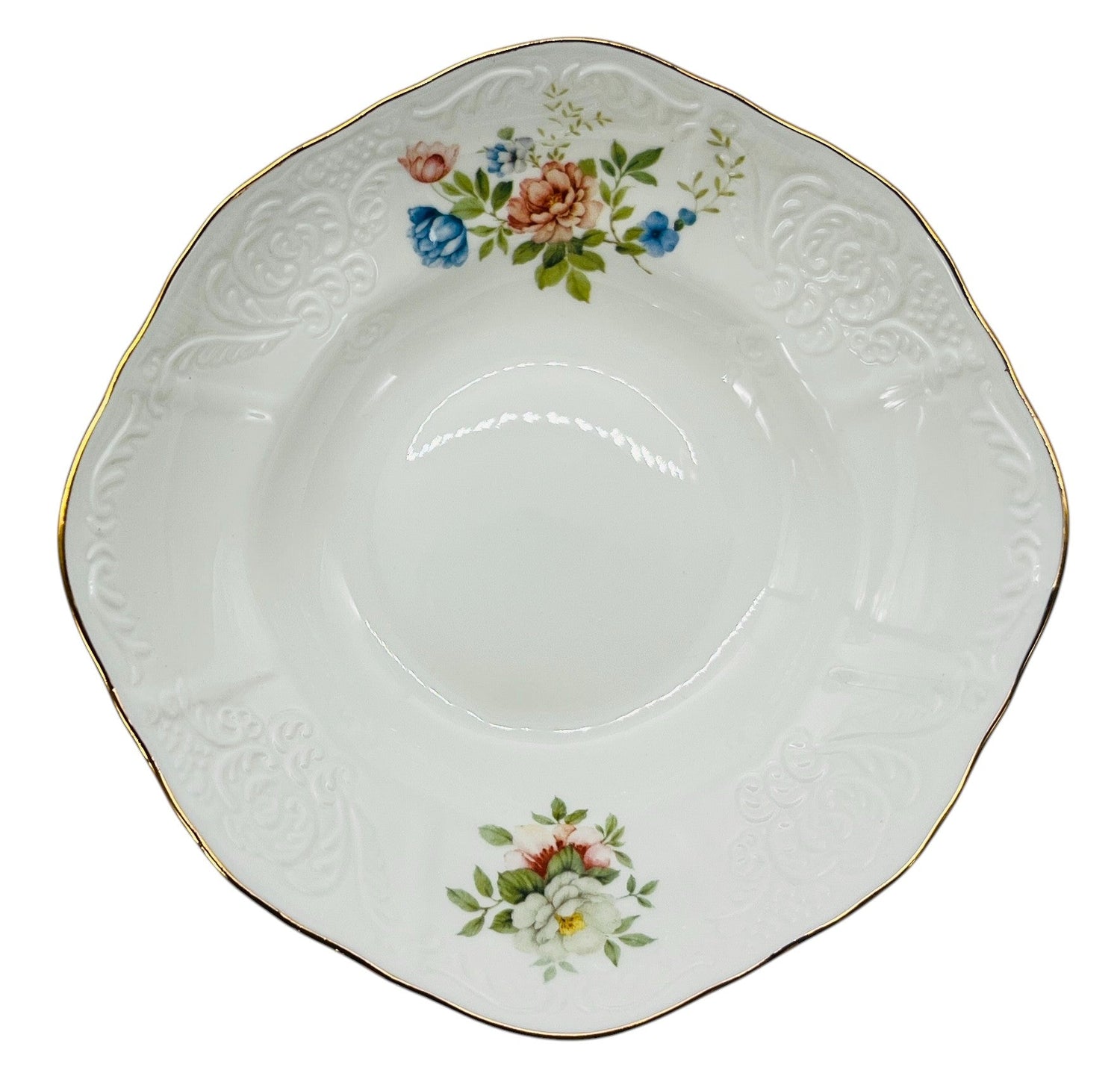 Luhpar Porcelain Footed Bowl 6.25", Multicolor Floral Design with Gold Rim - Al Kabayel Discount CentreLuhpar Porcelain Footed Bowl 6.25", Multicolor Floral Design with Gold RimBowlsLUHPARAl Kabayel Discount Centre