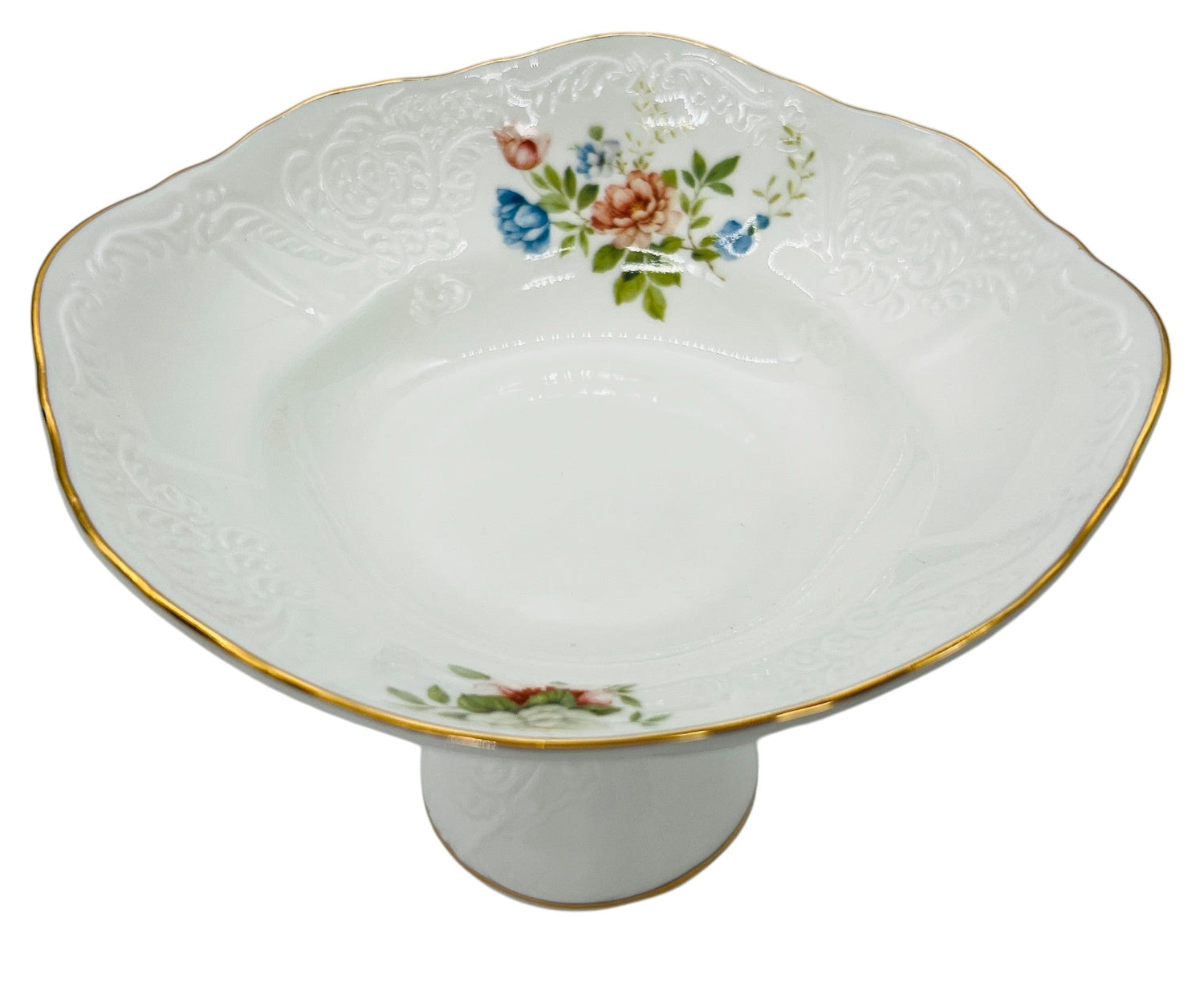 Luhpar Porcelain Footed Bowl 6.25", Multicolor Floral Design with Gold Rim - Al Kabayel Discount CentreLuhpar Porcelain Footed Bowl 6.25", Multicolor Floral Design with Gold RimBowlsLUHPARAl Kabayel Discount Centre