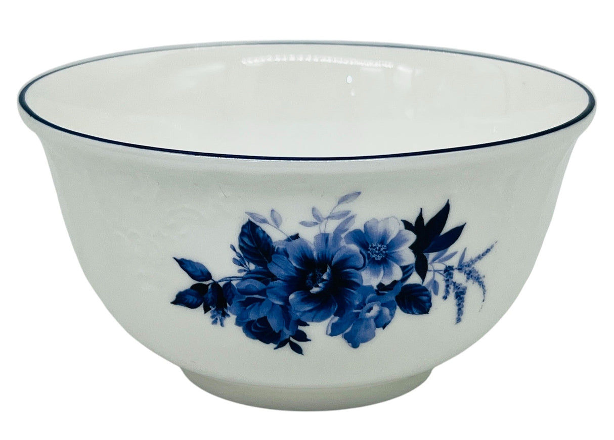 Luhpar Porcelain Salad Bowl 4.5", Blue Floral Design with Blue Rim - Al Kabayel Discount CentreLuhpar Porcelain Salad Bowl 4.5", Blue Floral Design with Blue RimBowlsLUHPARAl Kabayel Discount Centre