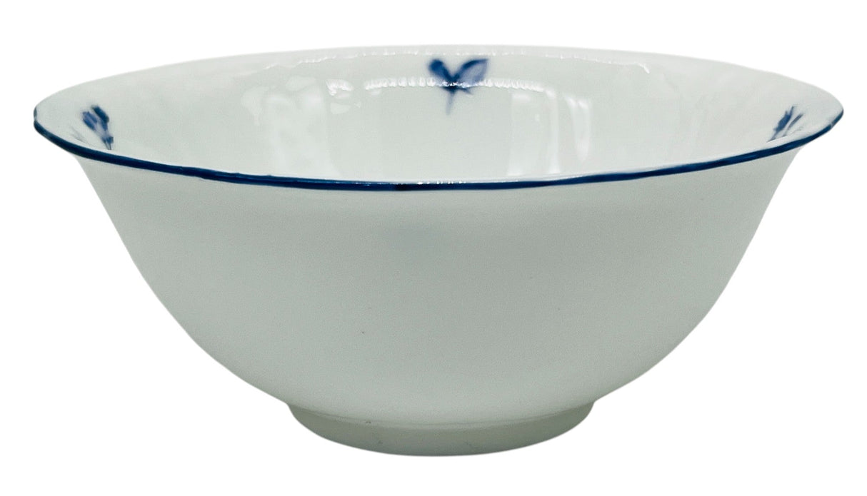 Luhpar Porcelain Salad Bowl 5.5", Blue Floral Design with Blue Rim - Al Kabayel Discount CentreLuhpar Porcelain Salad Bowl 5.5", Blue Floral Design with Blue RimBowlsLUHPARAl Kabayel Discount Centre
