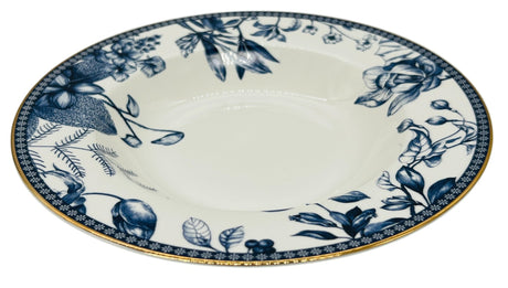 Luhpar Porcelain Soup Plate 8.5", Blue Floral Design with Gold Rim - Al Kabayel Discount CentreLuhpar Porcelain Soup Plate 8.5", Blue Floral Design with Gold RimPlatesLUHPARAl Kabayel Discount Centre