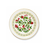 Luhpar Porcelain Tea Set with Side Plates – 18-Piece – Pomegranate & Floral Gold Decal Design  AM-018