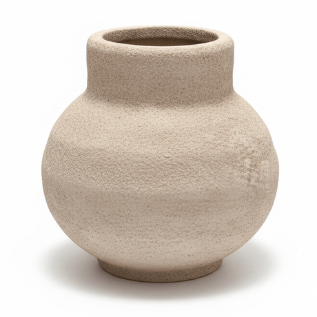 Luhpar Premium Designer Ceramic Flower Vase – Elegant Beige Sculptural Shape Modern Home Décor, 11 cm - Al Kabayel Discount CentreLuhpar Premium Designer Ceramic Flower Vase – Elegant Beige Sculptural Shape Modern Home Décor, 11 cmFlower/Plant PotsLUHPARAl Kabayel Discount Centre