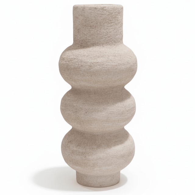 Luhpar Premium Tall Ceramic Decorative Vase – Elegant Beige Unique Sculptural Shape Statement Piece, 23 × 10 cm - Al Kabayel Discount CentreLuhpar Premium Tall Ceramic Decorative Vase – Elegant Beige Unique Sculptural Shape Statement Piece, 23 × 10 cmFlower/Plant PotsLUHPARAl Kabayel Discount Centre