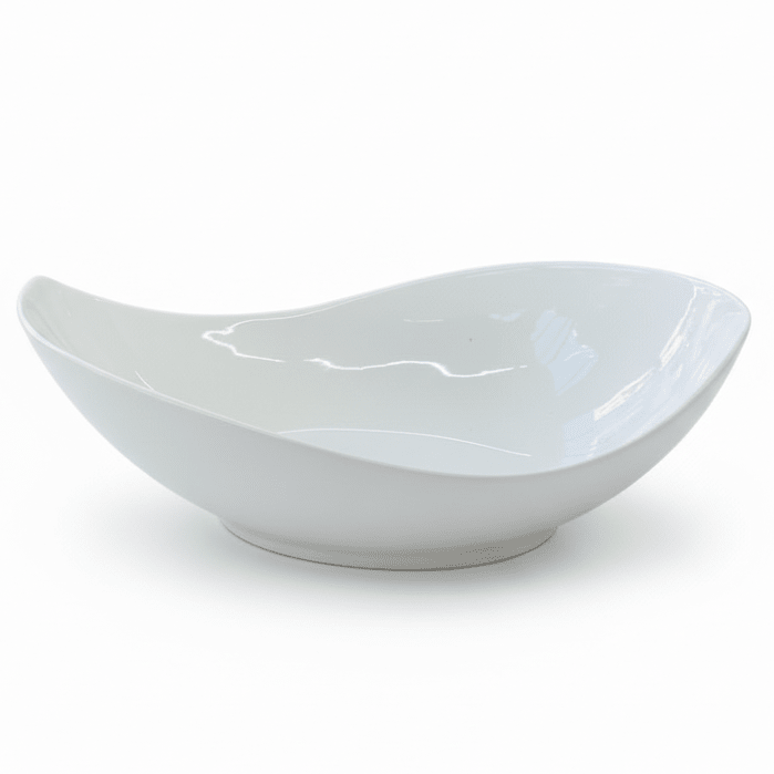 Luhpar Premium White Porcelain Multipurpose Serving Bowl – Large Elegant Bowl for Salad, Pasta, Fruits & Snacks – 12.25 Inch - Al Kabayel Discount CentreLuhpar Premium White Porcelain Multipurpose Serving Bowl – Large Elegant Bowl for Salad, Pasta, Fruits & Snacks – 12.25 InchServing TraysLUHPARAl Kabayel Discount Centre