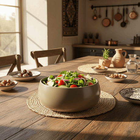 Luhpar Round Ceramic Bowl 600ml | Taupe, Off White, Brown | - Al Kabayel Discount CentreLuhpar Round Ceramic Bowl 600ml | Taupe, Off White, Brown |BowlsLUHPARAl Kabayel Discount Centre