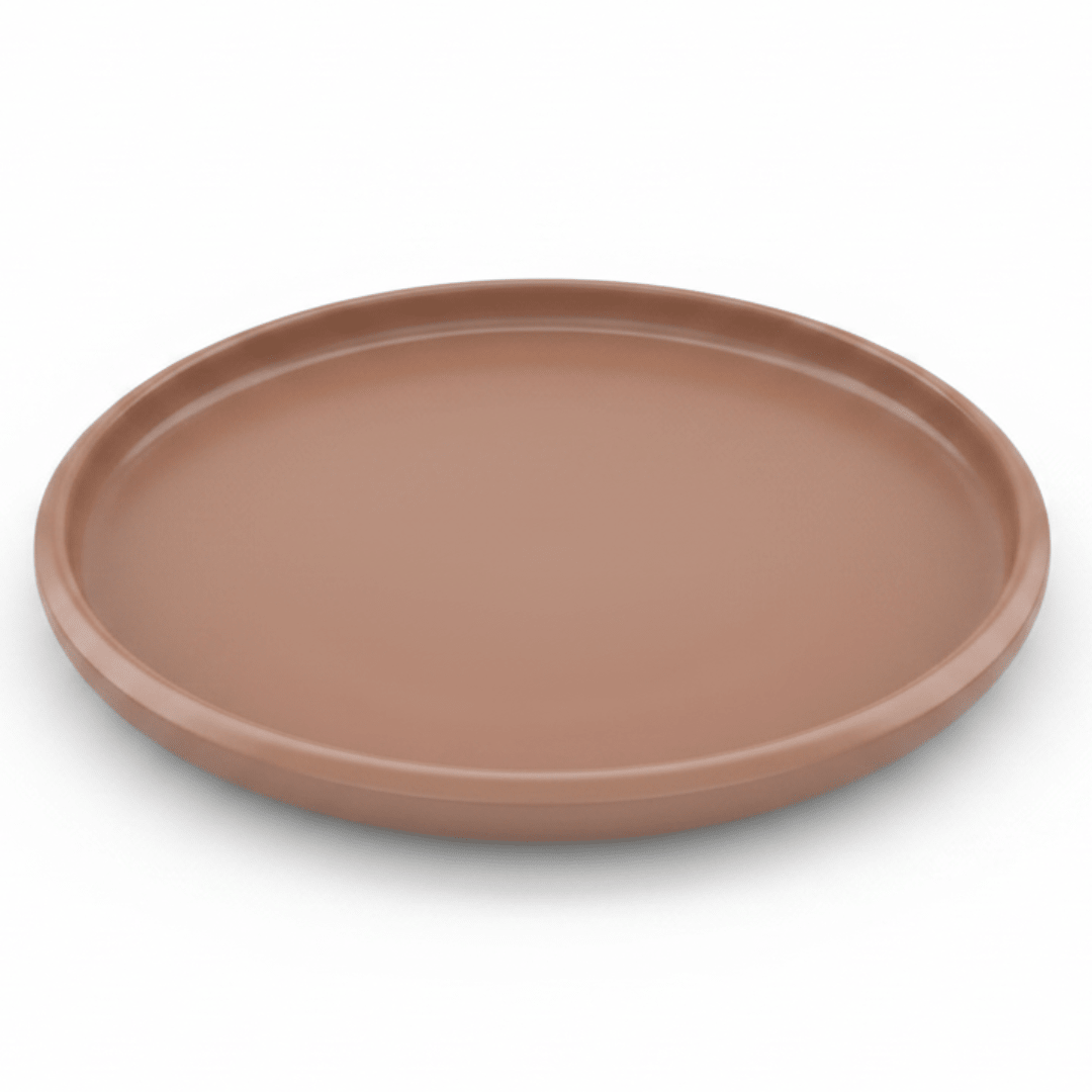Luhpar Round Ceramic Dinner Plate 26.3cm | Taupe, Off White, Brown | - Al Kabayel Discount CentreLuhpar Round Ceramic Dinner Plate 26.3cm | Taupe, Off White, Brown |PlatesLUHPARAl Kabayel Discount Centre