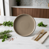 Luhpar Round Ceramic Salad Plate 22.1cm | Taupe, Off White, Brown | - Al Kabayel Discount CentreLuhpar Round Ceramic Salad Plate 22.1cm | Taupe, Off White, Brown |PlatesLUHPARAl Kabayel Discount Centre