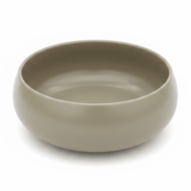 Luhpar Round Ceramic Serving Bowl — 1000ml | Taupe, Off White, Brown | - Al Kabayel Discount CentreLuhpar Round Ceramic Serving Bowl — 1000ml | Taupe, Off White, Brown |BowlsLUHPARAl Kabayel Discount Centre