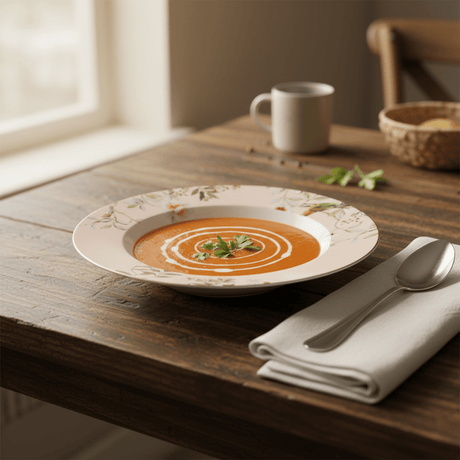 Luhpar Round Ceramic Soup Plate - 8.5 Inch - Al Kabayel Discount CentreLuhpar Round Ceramic Soup Plate - 8.5 InchPlatesLUHPARAl Kabayel Discount Centre