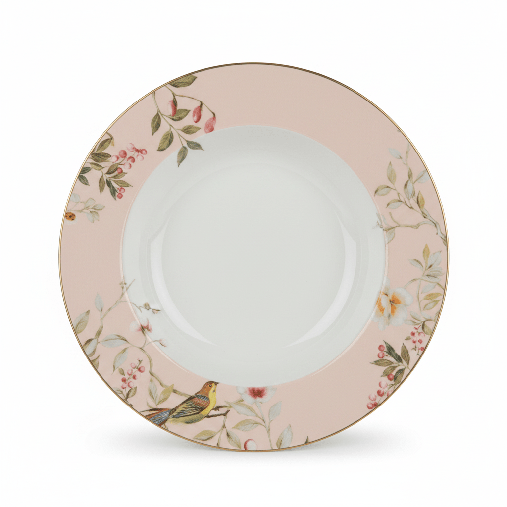 Luhpar Round Ceramic Soup Plate - 8.5 Inch - Al Kabayel Discount CentreLuhpar Round Ceramic Soup Plate - 8.5 InchPlatesLUHPARAl Kabayel Discount Centre