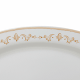 Luhpar Round White & Gold Ceramic Oval Serving Plate – 12 Inch - Al Kabayel Discount CentreLuhpar Round White & Gold Ceramic Oval Serving Plate – 12 InchPlatesLUHPARAl Kabayel Discount Centre