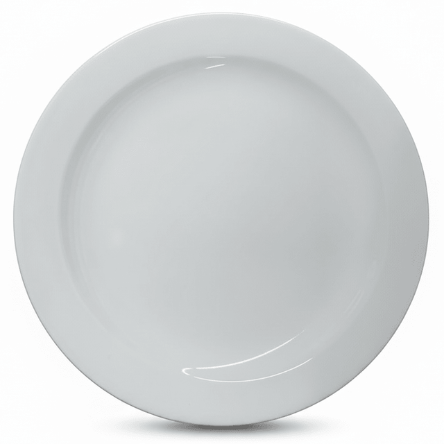 Luhpar Slim White Round Porcelain Plate 7.25 Inch – Compact Serving Plate for Snacks & Light Meals - Al Kabayel Discount CentreLuhpar Slim White Round Porcelain Plate 7.25 Inch – Compact Serving Plate for Snacks & Light MealsPlatesLUHPARAl Kabayel Discount Centre