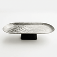 Luhpar Wave Textured Aluminium Oval Pedestal Dish With Black Wooden Base – 40×18×10 cm - 74894-A - Al Kabayel Discount CentreLuhpar Wave Textured Aluminium Oval Pedestal Dish With Black Wooden Base – 40×18×10 cm - 74894-AServing TraysLUHPARAl Kabayel Discount Centre
