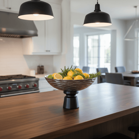 Luhpar Wave Textured Aluminium Round Bowl with Black Wooden Base - 18×20 cm - 74901-A - Al Kabayel Discount CentreLuhpar Wave Textured Aluminium Round Bowl with Black Wooden Base - 18×20 cm - 74901-ABowlsLUHPARAl Kabayel Discount Centre