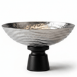 Luhpar Wave Textured Aluminium Round Bowl with Black Wooden Base - 20×26 cm - 74901-B - Al Kabayel Discount CentreLuhpar Wave Textured Aluminium Round Bowl with Black Wooden Base - 20×26 cm - 74901-BBowlsLUHPARAl Kabayel Discount Centre