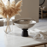 Luhpar Wave Textured Aluminium Round Bowl with Black Wooden Base - 20×33 cm - 74901-C - Al Kabayel Discount CentreLuhpar Wave Textured Aluminium Round Bowl with Black Wooden Base - 20×33 cm - 74901-CBowlsLUHPARAl Kabayel Discount Centre