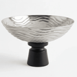Luhpar Wave Textured Aluminium Round Bowl with Black Wooden Base - 20×33 cm - 74901-C - Al Kabayel Discount CentreLuhpar Wave Textured Aluminium Round Bowl with Black Wooden Base - 20×33 cm - 74901-CBowlsLUHPARAl Kabayel Discount Centre