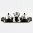 Luhpar Wave Textured Aluminum Serving Set - Rectangular Tray with Domed Cloches & Pedestal Bowl - 50×20 cm - Al Kabayel Discount CentreLuhpar Wave Textured Aluminum Serving Set - Rectangular Tray with Domed Cloches & Pedestal Bowl - 50×20 cmServing TraysLUHPARAl Kabayel Discount Centre