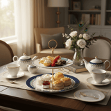 Luhpar White Ceramic 2 Tier Cake Stand 7.5 / 10.5 Inch with Peacock Design - Al Kabayel Discount CentreLuhpar White Ceramic 2 Tier Cake Stand 7.5 / 10.5 Inch with Peacock DesignServing TraysLUHPARAl Kabayel Discount Centre