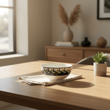 Luhpar White Ceramic Bowl 4.5 Inch with Peacock Pattern - Al Kabayel Discount CentreLuhpar White Ceramic Bowl 4.5 Inch with Peacock PatternBowlsLUHPARAl Kabayel Discount Centre