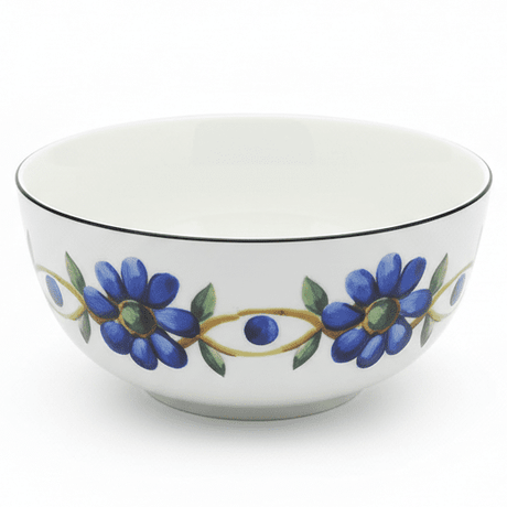 Luhpar White Ceramic Bowl with Delicate Blue Floral Design – 5.5 Inch Soup & Cereal Bowl - Al Kabayel Discount CentreLuhpar White Ceramic Bowl with Delicate Blue Floral Design – 5.5 Inch Soup & Cereal BowlBowlsLUHPARAl Kabayel Discount Centre