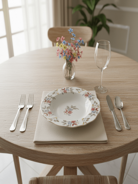 Luhpar White Ceramic Deep Plate 9 Inch with Floral Printed Design - Al Kabayel Discount CentreLuhpar White Ceramic Deep Plate 9 Inch with Floral Printed DesignPlatesLUHPARAl Kabayel Discount Centre