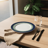 Luhpar White Ceramic Dinner Plate 10.5 Inch with Peacock Design - Al Kabayel Discount CentreLuhpar White Ceramic Dinner Plate 10.5 Inch with Peacock DesignPlatesLUHPARAl Kabayel Discount Centre