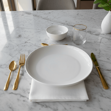 Luhpar White Ceramic Dinner Plate — 10.5 Inch - Al Kabayel Discount CentreLuhpar White Ceramic Dinner Plate — 10.5 InchPlatesLUHPARAl Kabayel Discount Centre
