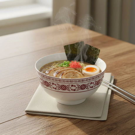 Luhpar White Ceramic Multipurpose Bowl with Red Floral Design – 5 Inch Serving Bowl - Al Kabayel Discount CentreLuhpar White Ceramic Multipurpose Bowl with Red Floral Design – 5 Inch Serving BowlBowlsLUHPARAl Kabayel Discount Centre