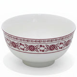 Luhpar White Ceramic Multipurpose Bowl with Red Floral Design – 5 Inch Serving Bowl - Al Kabayel Discount CentreLuhpar White Ceramic Multipurpose Bowl with Red Floral Design – 5 Inch Serving BowlBowlsLUHPARAl Kabayel Discount Centre